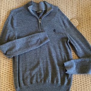 Express Men’s Quarter Zip Sweater - Worn once